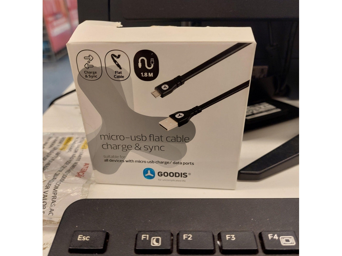 Cabo GOODIS USB (Outlet Caixa Aberta - USB-Micro USB - 1.8m - Universal)
