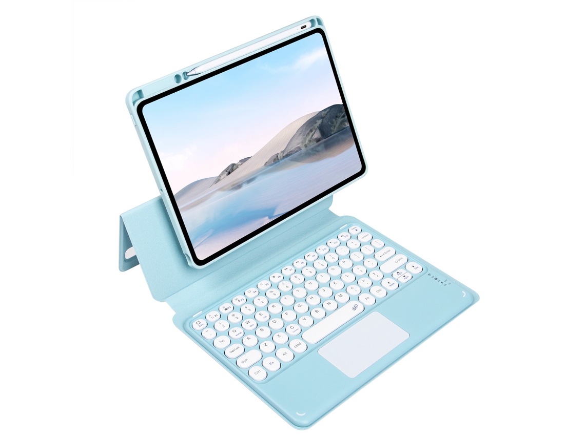 Capa de Teclado Bluetooth para Ipad 9 10.2 com Teclado Dividido XIAOMOYU