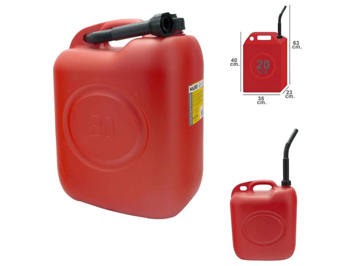 Tambor de Gasolina 20 Litros Aprovado MAURER Worten.pt