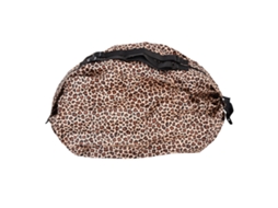 Sacola de Compras Oxford Estampada de Leopardo S/MARCA
