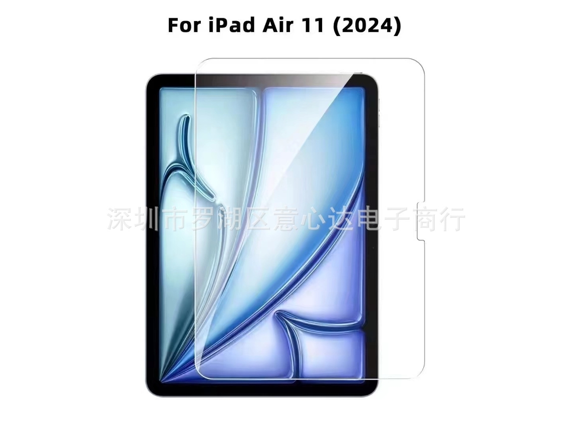 Lurelia Película Protetora Para Ipad 9 E 8 E 7 (10,2 Polegadas), Vidro Temperado, Dureza 9h, Borda 2,5d