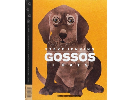 Livro Gossos I Gats de Steve Jenkins (Catalão)
