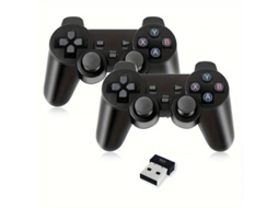 (2 Unidades) Gamepad Sem Fio De 2,4 Ghz, Joystick Para Jogos Com Usb