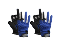 Luvas de Pesca com 3 Dedos Antiderrapantes 2 Pares
