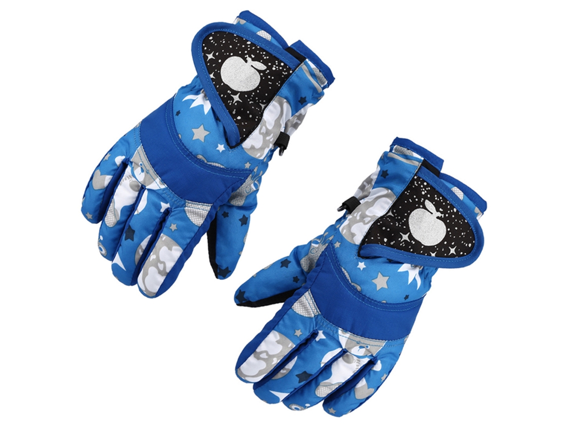 2026 guantes de Invierno para Niños Impermeables Y Antiviento Guantes de Ski Con Forro de Pelo Calientitos para Niños Y Niñas Deportes Al Aire Libre