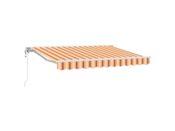 Conjunto 1 Toldo Retrátil Vidaxl Branco Alumínio (3,5 X 2,5 M)