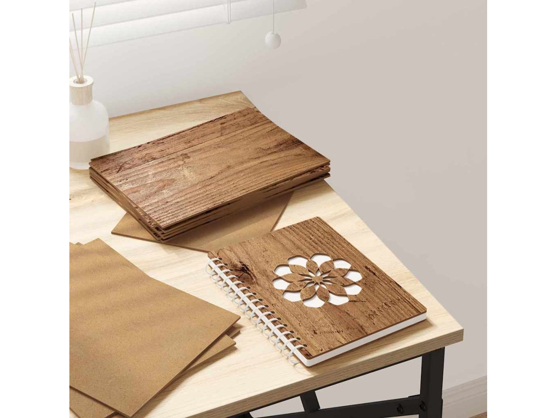 Vidaxl Painéis De Decoração 50 Unid. Madeira Antiga 21 X 30 X 0,27 Cm