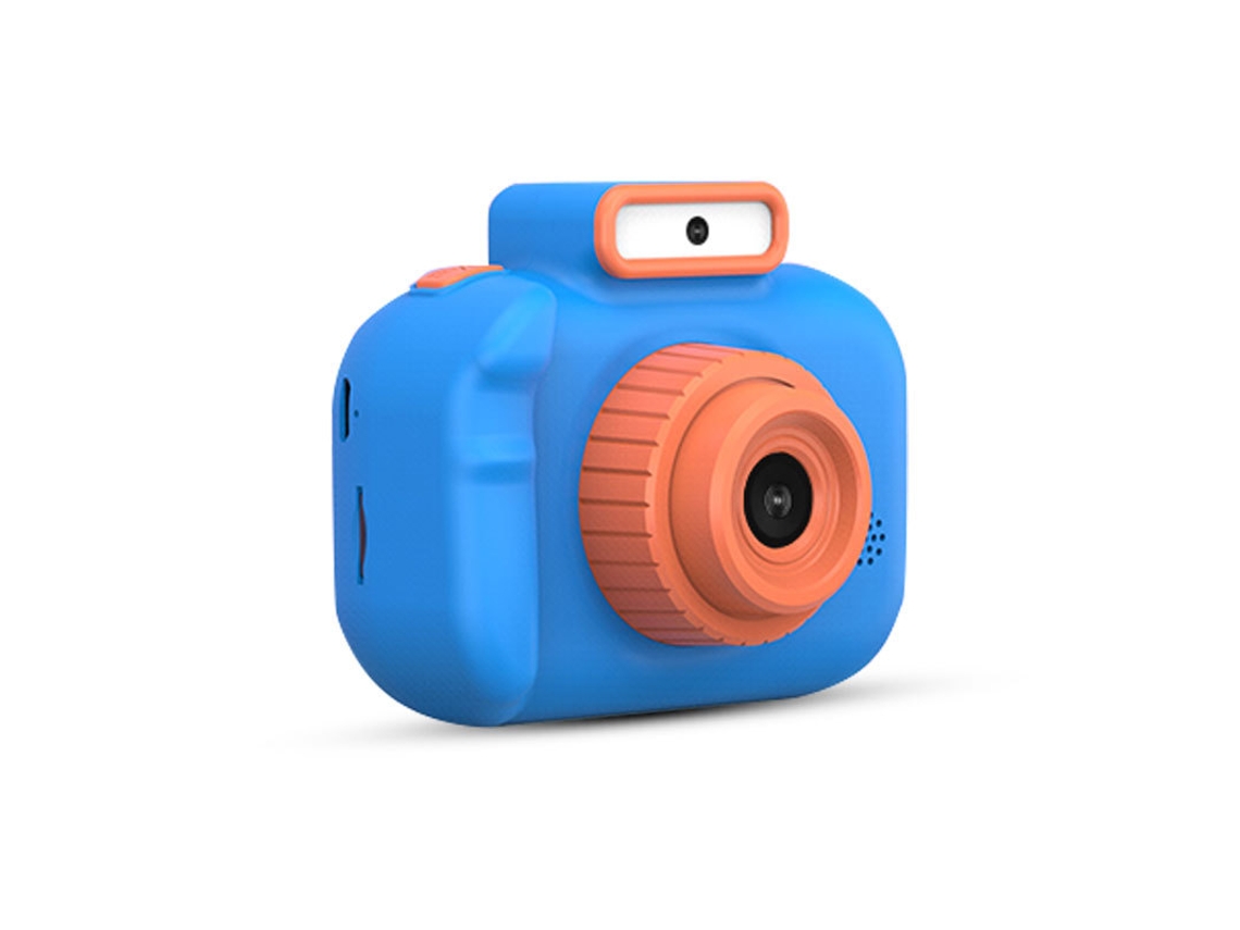 Cartão Sd 8g Alta Definição 4000 W Frontal Traseira Câmera Dupla Câmera Infantil Carregamento Usb Presente De Natal De Aniversário Azul*