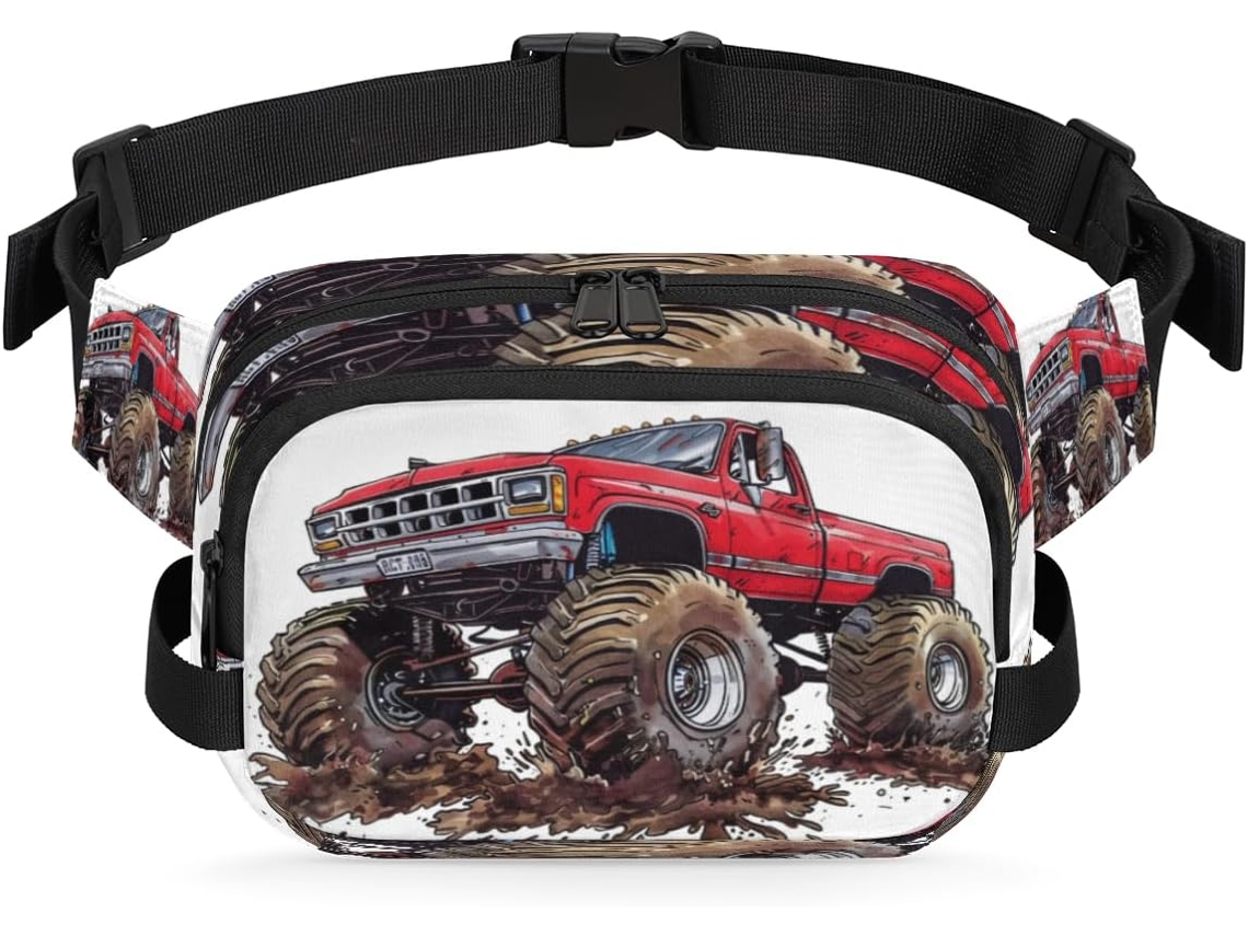 Pochete Monster Americana para Mulheres 22 8 X 6 3 X 15 5 Cm Design Diy Pa Impermeável de Alta Qualidade S/MARCA