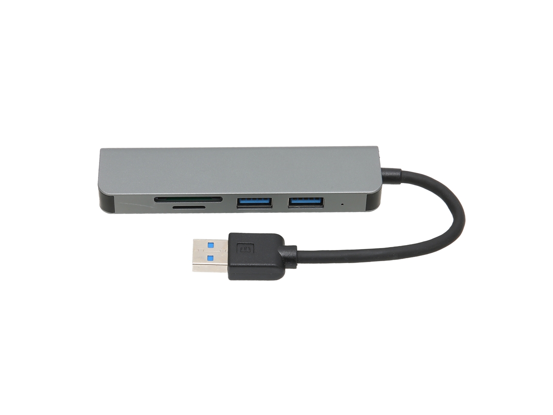 2026zentro-hub Usb 5 Em 1 5gbps 3 Portas Usb Base De Docking Com Leitor De Cartão Tf Para Pc Laptops Impressoras Pen Drives