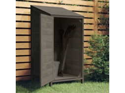Vidaxl Abrigo De Jardim 55x52x112 Cm Madeira De Abeto Maciça Antracite