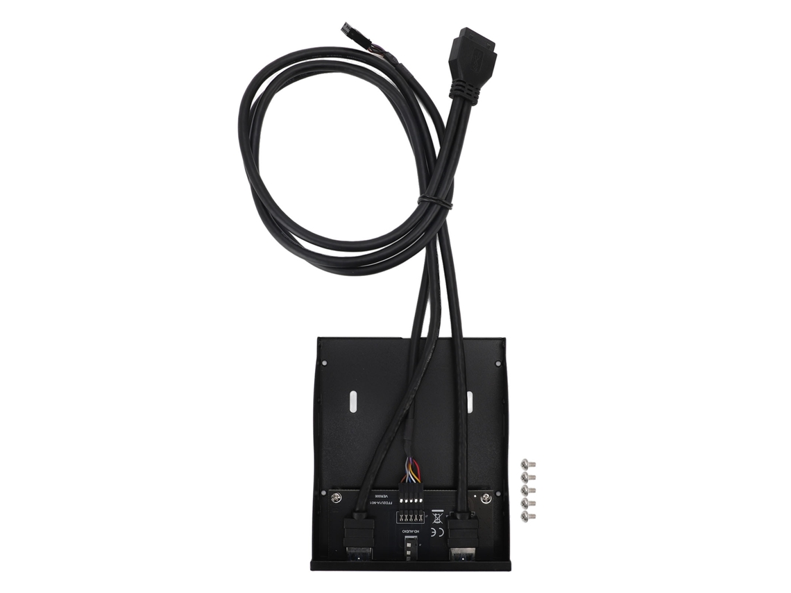2026 painel Frontal de Metal de Hub Usb para Disquete de 3,5 Polegadas