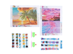 Kit De Pintura Com Diamantes Decorar Parede Criar Arte