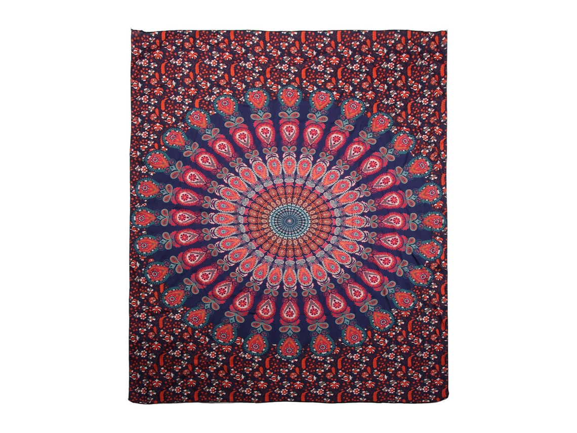 Laxiscreed Tecido Decorativo Boémio Com Mandala Indiana Para Parede E Cama, Decoração Artística De Casa