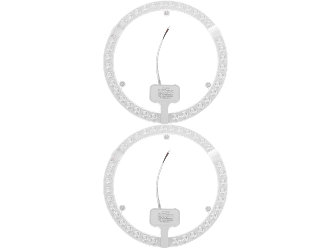 Conjunto de 2 Luminárias de Teto Led Brancas para Instalação. SFUSHOS