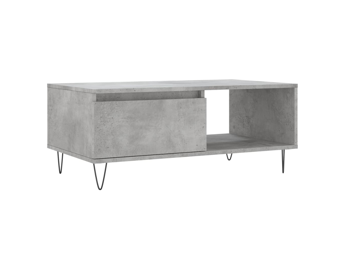 Coffee Table, Coffee Tables Vidaxl Cinzeto Madeira Processada (n/a)