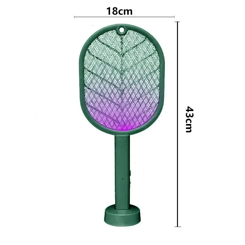 (verde) 1 Mata-mosquitos Elétrico, Recarregável Via Usb, Seguro Para Uso Doméstico