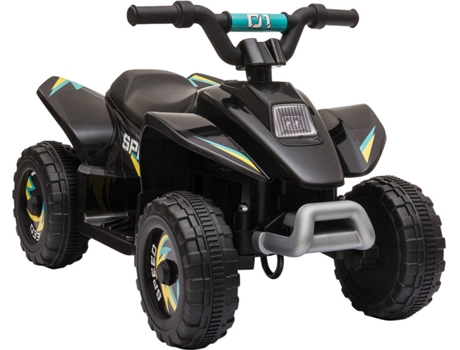Moto elétrica para crianças de brinquedo preto HomCom 370-109BK - Comprar  com preços económicos