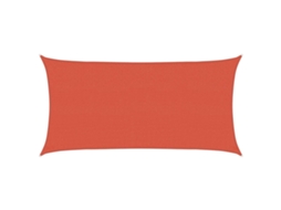 Toldo de vela HDPE terracota 160 g/m² 2x4 m