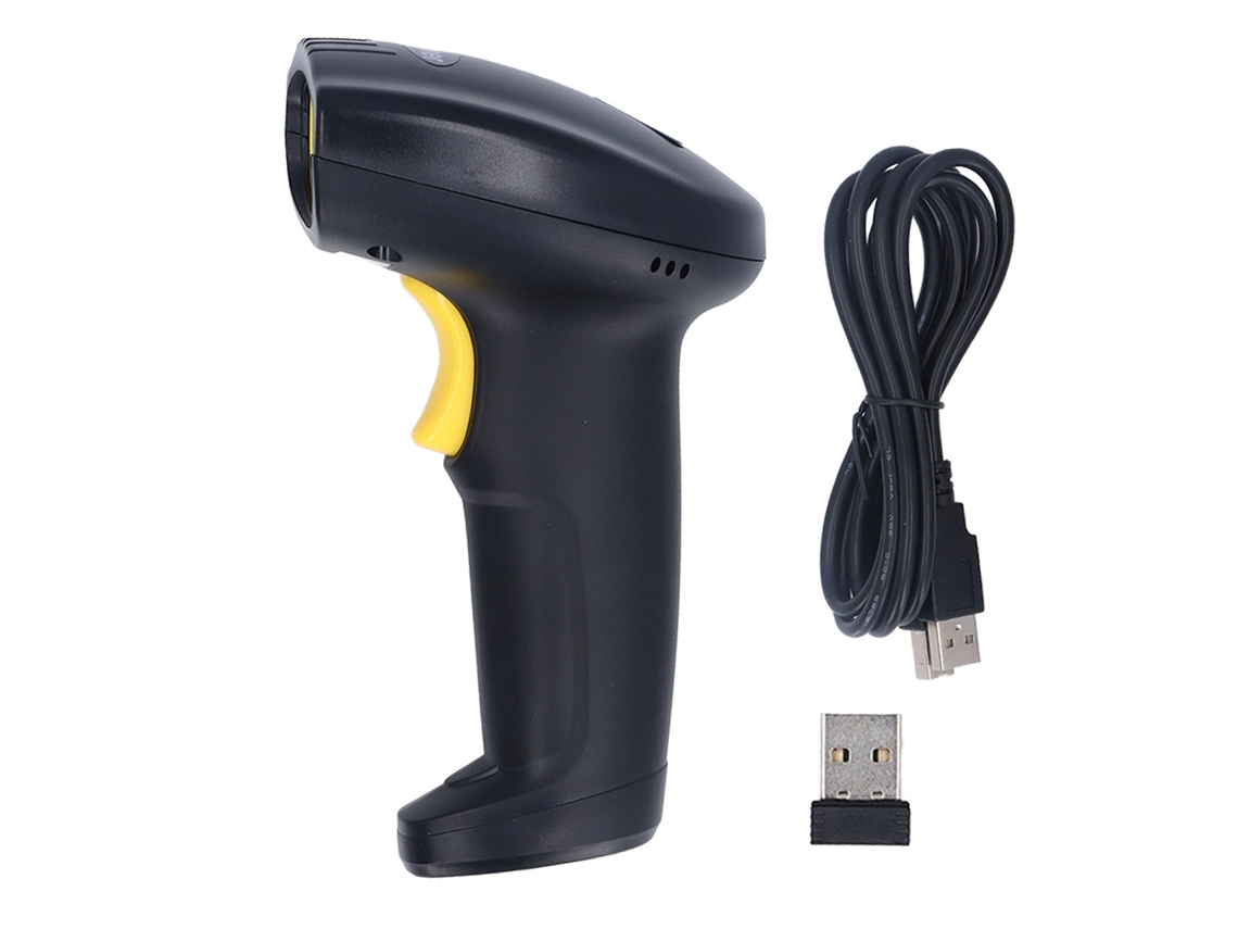 Lector De Código De Barras Inalámbrico 2.4g Usb 1d 2d Sin Controlador Para Supermercado Y Reparto