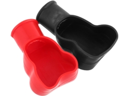 Almofadas isolantes de PVC para terminais de bateria, acessórios universais para carros.