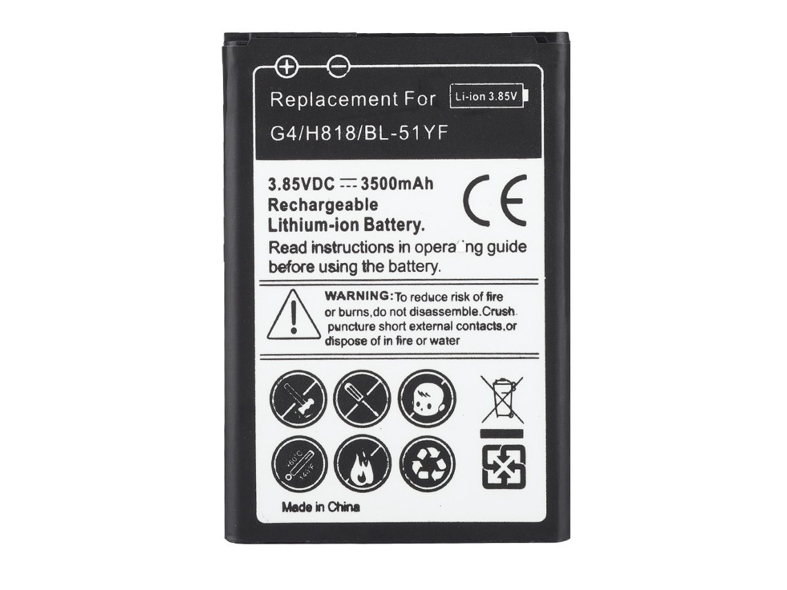 Bateria para Telefone Móvel compatível com LG G4/h818/bl 51yf | EOOCOO