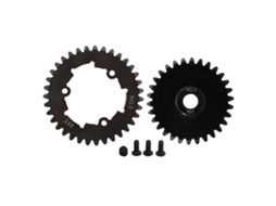 Conjunto De Engrenagens Rc 35t De Aço Resistente Ao Desgaste M1.5 Para Traxxas 1/5 6s 8s