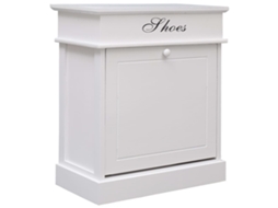 Shoe Cabinet, Shoe Cabinets Vidaxl Branco Madeira (n/a)
