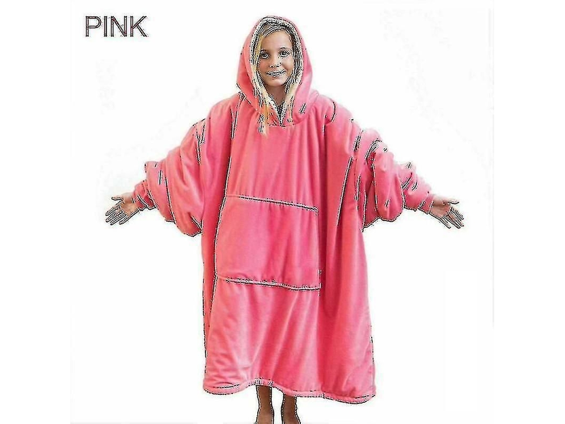 2026 chaqueta com Capuz de Flanela Ultra Plush Oversize Macia Reversível com Bolso para Uso Doméstico e Externo
