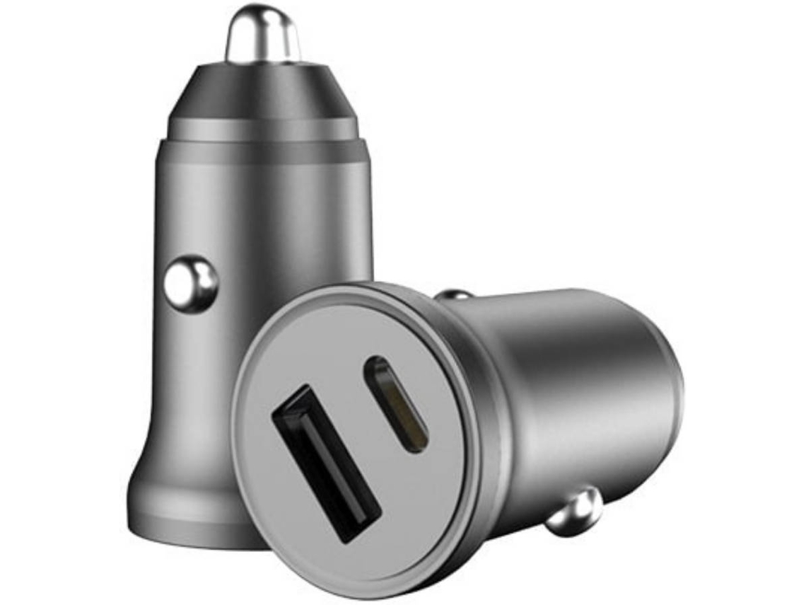 Carregador para Automóvel Fast Charge 20 W 6520 (3A - Tipo C, USB - Preto)