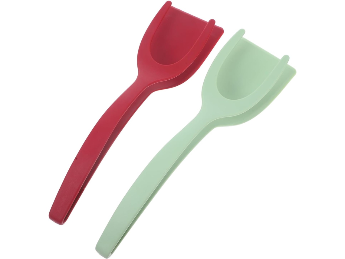 Conjunto De 2 Pinças Cozinha Multifuncionais Para Cozinhar Peixe, Ovos E Bife Compactas Elegantes Para Churrasco