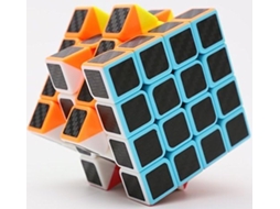 Speedcube 4x4x4, Com Adesivo De Carbono Smooth Magic, Um