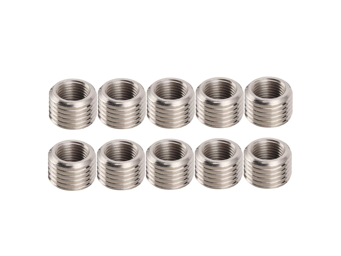 Conjunto De 10 Insertos Para Reparo Roscas, Porca Redutora Em Aço