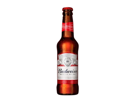Cerveja BUDWEISER Garrafa Terço (0.33 L - 24 Unidades)