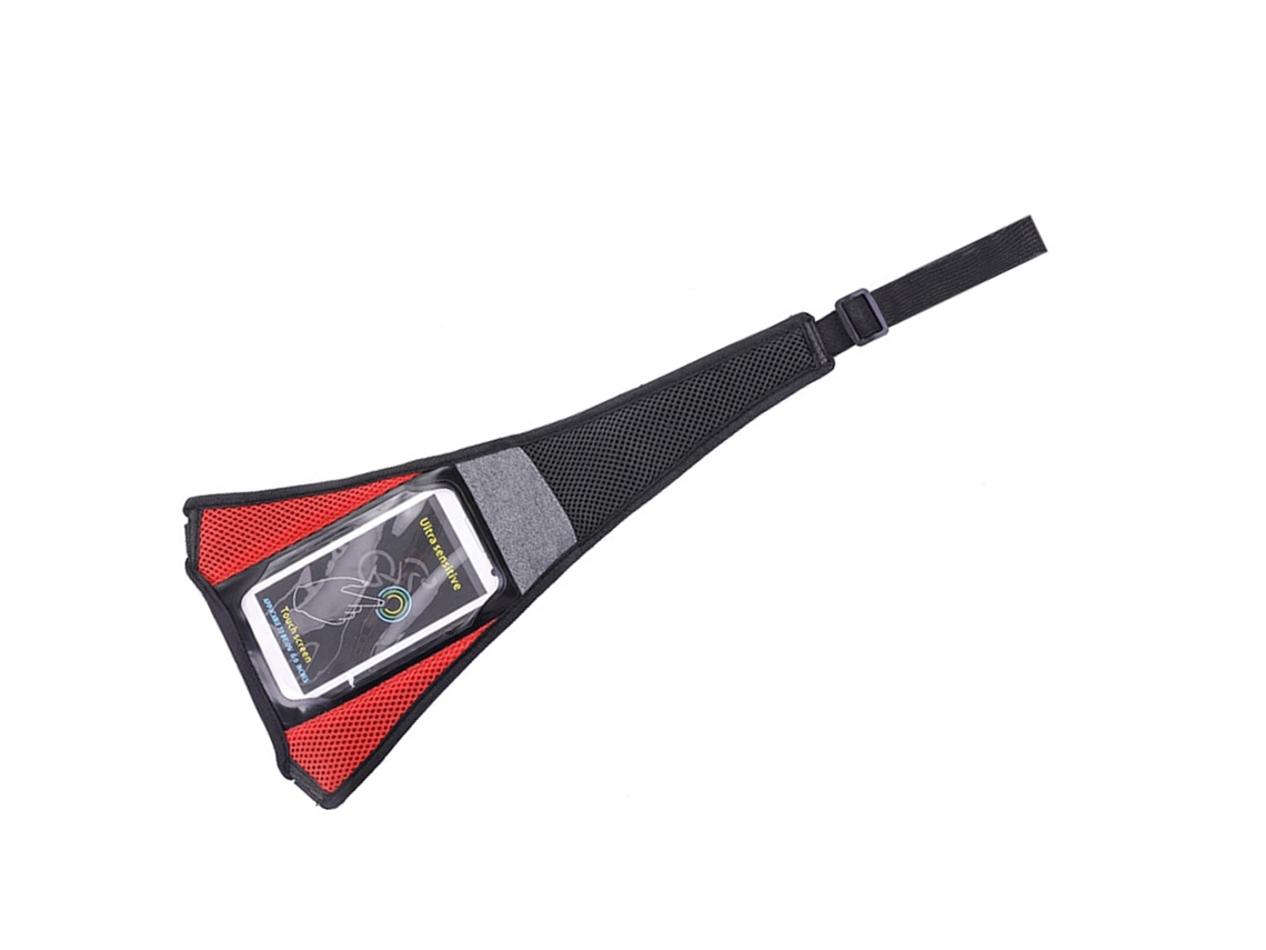 Capa Protetora Com Rede Absorvente De Suor E Bolso Para Celular Para Rolos De Treino De Ciclismo.