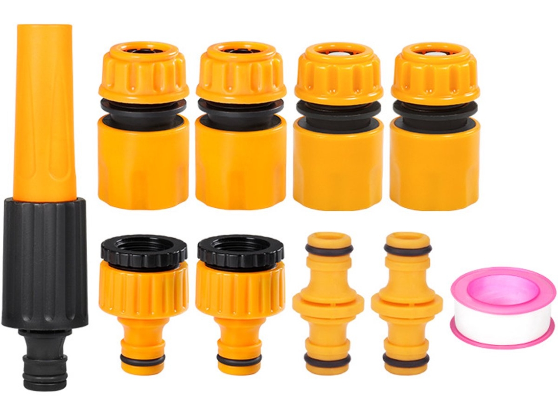 10 Conectores Rápidos Universais Para Mangueira Jardim, Adaptador Para Tubos De 20mm.