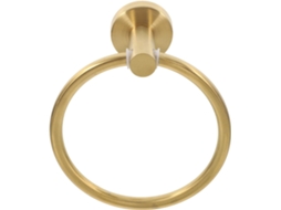 Suporte De Toalhas De Parede, Argola Dourada, Aço Inoxidável, Ideal Para Banheiro.