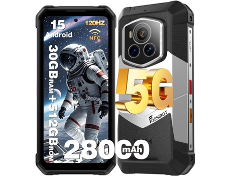 Ai Smartphone Robusto 5g Fossibot F107 Pro 30gb512gb 28000mah/66w 6.95 Fhd 120hz 200mpvisión Nocturna Estrellada