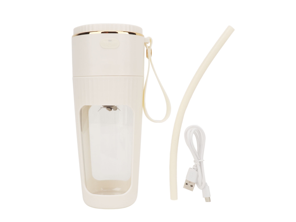 Liquidificador portátil mini recarregável multifuncional para viagem trabalho fitness 340ml | S/MARCA