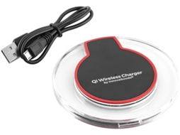 Carregador sem Fios para Smartphones Qi INNOVA GOODS (2A - USB - Transparente)