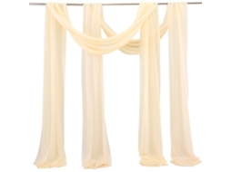 Laxiscreed Tecido Chiffon Para Arco De Casamento – Decoração Elegante E Sofisticada