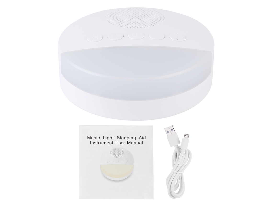 Primerox auxiliar de Sono Portátil com Ruído Branco Luz Noturna Carregamento Usb para Bebê Criança