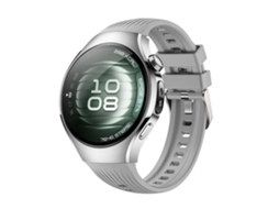 Bracelete para Huawei Watch 5 Silicone Vertical com Fivela de Aço Prate Cinza XIAOMOYU (42mm)