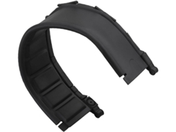 Acessório Para Fones De Ouvido Arco Substituição Leve E Confortável Em Tpe Preto, Acessório Portátil E Flexível Para Uso