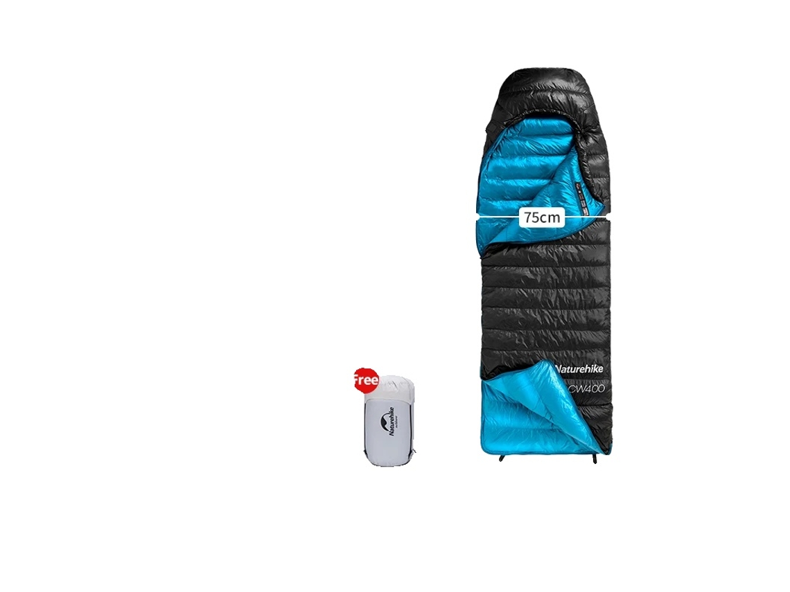 Saco De Dormir, Leve, Desempenho Em Climas Frios, Cw400 Preto M Oem