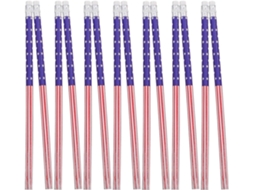 Conjunto de 120 Lápis de Madeira com a Bandeira Americana para Material Escolar em Madeira CHABERLU