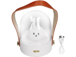 Luminária Noturna Portátil Com Música, Ideal Para Quarto Ou Mesa,