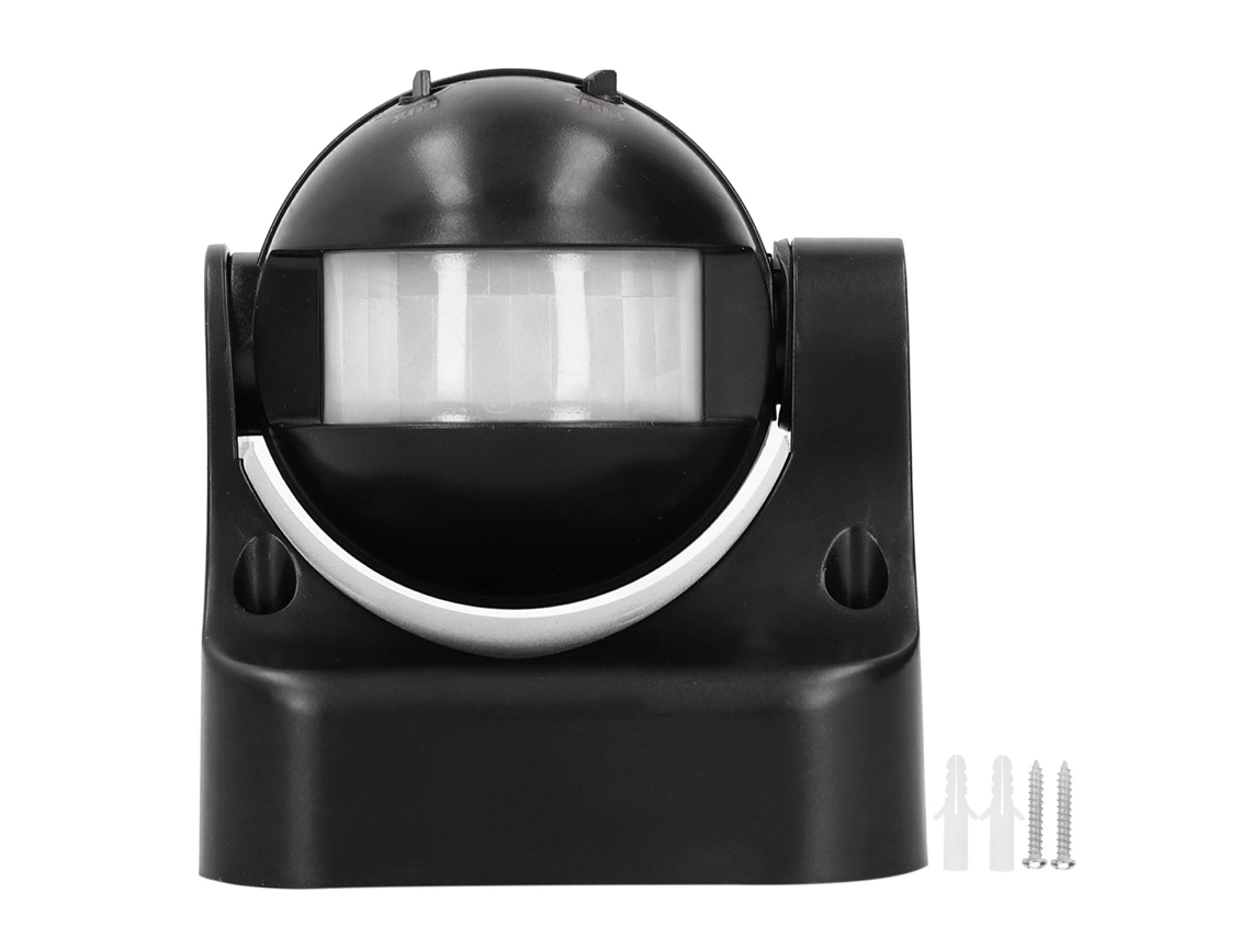 Detector De Movimento Pir Infrarrojo Com Interruptor De Luz, 110‑240v, Ângulo Amplio Para Iluminação De Segurança