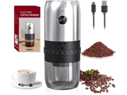 Moedor De Café Elétrico, Para Grãos De Café, Especiarias E Nozes, Ideal Para Cozinha, Casa, Escritório E Viagens