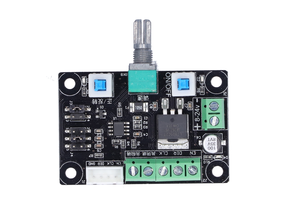 Controlador De Velocidade Do Motor Dc 12-24v Pwm Para Motor De Passo